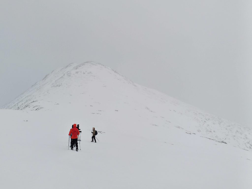 People on a mountain