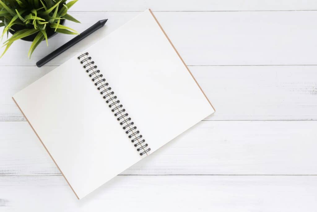 white-blank-notebook-stockpack-pexels White blank notebook
